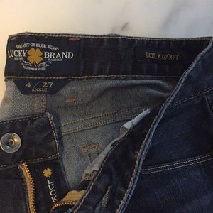 Lucky Brand Lola Boot Dark Rinse Jeans 4/27